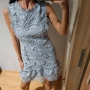 Дантелена синя рокля, снимка 1