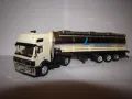HERPA H0 1/87 MERCEDES ТИР КАМИОН МОДЕЛ КОЛИЧКА ЦИСТЕРНА, снимка 1