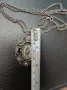 Красиво Сребърно Дамско Колие Часовник , снимка 6