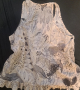 tunselda bloch denmark silk top арт топ потник естествена коприна нюд цвят и щампа арт, снимка 3