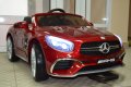 Акумулаторен КОЛА Mercedes Benz SL65 AMG 12V батерия,функция за люлеене, снимка 13