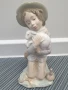 NAO Lladro Zaphir статуетка 23см/НАО ЛАДРО ЗАФИР испанска порцеланова фигура/момче-овчарче с агне, снимка 1