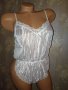 Секси боди тип бикина в бяло М, снимка 1 - Бельо - 42241214