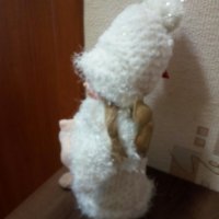 Уникално пухкаво бяло Коледно ангелче.Светещо., снимка 8 - Декорация за дома - 38515725