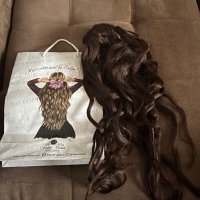 Продавам употребявани екстеншъни от 100% истинска  индийска коса на треса , снимка 1 - Аксесоари за коса - 44404980