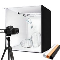 Професионална Фотографска Кутия 60 см | Димируемо LED осветление | PVC, снимка 3 - Чанти, стативи, аксесоари - 44317393