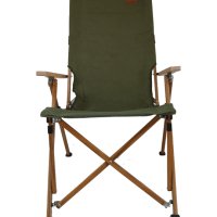 Луксозен къмпинг стол в зелено, снимка 1 - Къмпинг мебели - 42357747