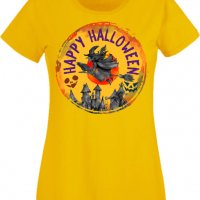 Дамска тениска Halloween 08,Halloween,Хелоуин,Празник,Забавление,Изненада,Обичаи,, снимка 1 - Тениски - 38146600