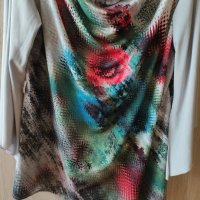 Страхотна дамска блуза Л размер, снимка 3 - Блузи с дълъг ръкав и пуловери - 36854744