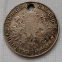 Сребърна монета 20 кройцера 1848, снимка 1 - Нумизматика и бонистика - 40685426
