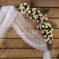 Украса за Сватба,арка с цветя, снимка 5 - Декорация - 38823013