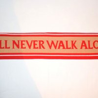 Liverpool - You'll never walk alone - Уникален 100% ориг. шал / Ливърпул, снимка 5 - Футбол - 31174691