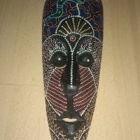 Африканска маска 50см, снимка 1 - Декорация за дома - 39877819