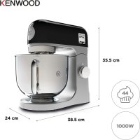 Кухненски робот KENWOOD KMX750BK Планетарен миксер 1000 W, снимка 7 - Миксери - 42803485