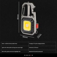 Led cob фенер, ключодържател , снимка 8 - Къмпинг осветление - 42169252