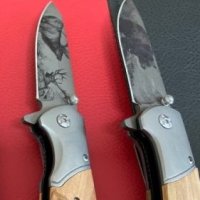Ловен нож сгъваем, полуавтоматичен  90х 21, снимка 3 - Ножове - 36815983
