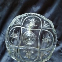 кристална купа,бонониера арт деко, снимка 2 - Антикварни и старинни предмети - 29638677