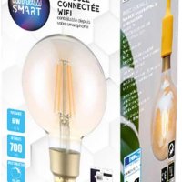 NITYAM NITSMTLDG95FAC_6W_117 LED Smart крушки - Свързаност: Wireless  6 W G95 E27 Цокъл Нова, снимка 1 - Крушки - 35326407