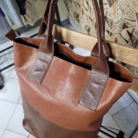 Естествена кожа, голяма чанта БЪЛГАРСКО производство , снимка 3 - Чанти - 37018297