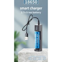 Usb интелигентно зарядно устройство за батерия Li-Ion 18650 с индикатор, снимка 4 - Захранвания и кутии - 40304833