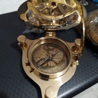 Огромен компас със слънчев часовник, снимка 5 - Антикварни и старинни предмети - 31203596