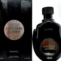 Уникален мъжки Арабски парфюм Masculin Leather RiiFFS Eau De Parfum 100ml. , снимка 6 - Мъжки парфюми - 42815299