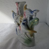 Порцелан, ваза с риба клоун, снимка 6 - Вази - 31802356