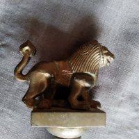 бронзова статуетка-лъв, снимка 4 - Антикварни и старинни предмети - 30373673