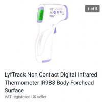 Безконтактен термометър LyfTrack IR988, снимка 4 - Други - 30793181