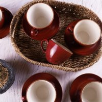 Комплект чаши за кафе и чай - 12 части - 200мл / Чаши за кафе / Чаши за чай, снимка 2 - Сервизи - 40393723