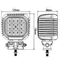Мощен ЛЕД БАР LED BAR прожектори, работна лампа 48W , 13см , 10-30V, снимка 6 - Аксесоари и консумативи - 27040869