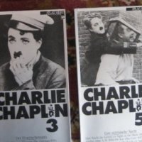 2 видео касети със филми на Чарли Чаплин, снимка 1 - Плейъри, домашно кино, прожектори - 28664189