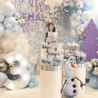Украса с балони Декор Замръзналото кралство  Frozen , снимка 1 - Декорация - 44192954