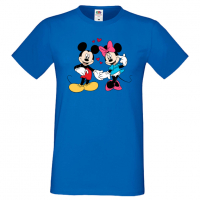 Мъжка тениска Mickey & Minnie 7 Подарък,Изненада,Рожден ден, снимка 2 - Тениски - 36575586