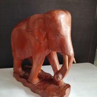 Сувенир дървен слон , снимка 3 - Статуетки - 40267294