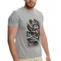 Нова мъжка тениска с дигитален печат 3D Череп (Скелет), снимка 6 - Тениски - 37664177