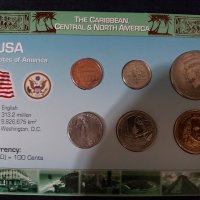 САЩ - Комплектен сет от 6 монети, снимка 1 - Нумизматика и бонистика - 37797133
