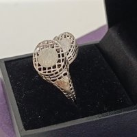 Красива сребърна маркирана пръстен #Д0, снимка 3 - Пръстени - 44321631