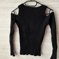 Черен пуловер Forever21, снимка 5 - Блузи с дълъг ръкав и пуловери - 39734586