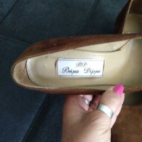 Италиански обувки от еко велур , снимка 8 - Дамски елегантни обувки - 29917235