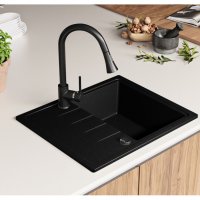Кухненска мивка от Гранит модел Милано + 5000  Черна, снимка 8 - Други - 37156507