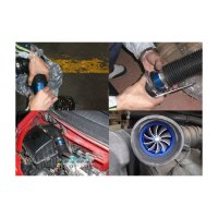 Турбо вентилатор за въздуховод, син, снимка 3 - Аксесоари и консумативи - 33702829