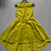 Продавам официална жълта рокля , снимка 1 - Рокли - 36421803