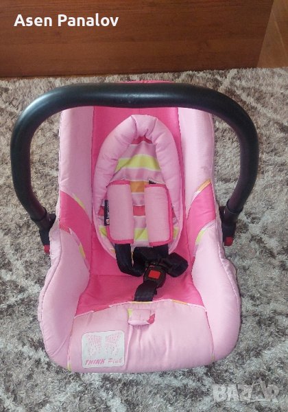 Детско сточе кпшница за кола Bertoni-розово, снимка 1