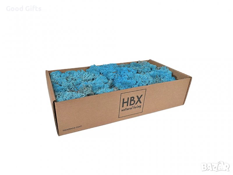 Скандинавски Мъх 500гр, Ice Blue, снимка 1