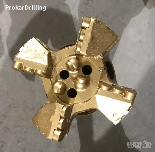 PDC длето 133,3 мм | Лопатково длето, ролково длето, сондажно длето, снимка 1