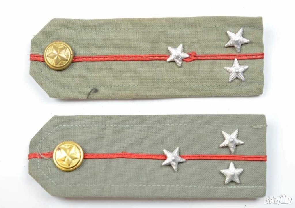 Пагони старши лейтенант Българска народна армия от 80те, снимка 1