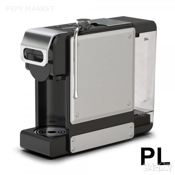 Кафемашина 8 в1 Oliver Voltz OV51171N8M, 19бара, 1450W, Черна  Описание:  Подвижен прозрачен резерво, снимка 1