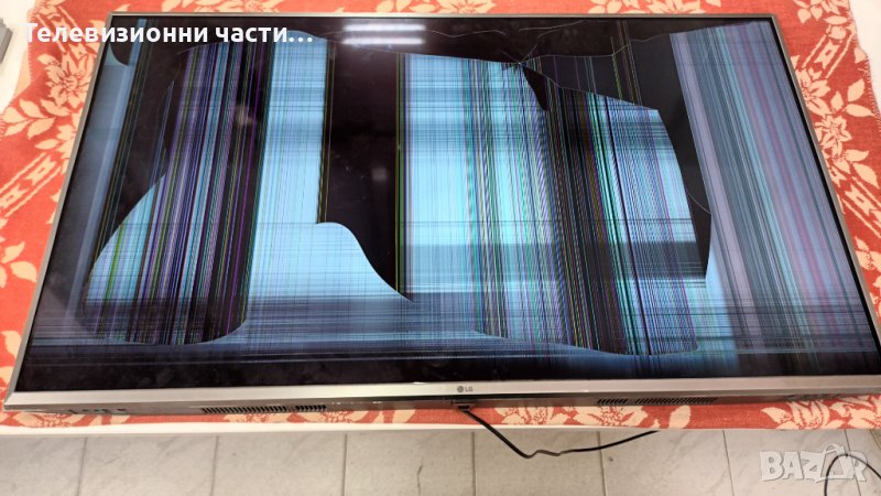 LG 49UK7550MLA със счупен екран-EAX67645501(1.8)/EAX67872805(1.1)/6922L-0241A/LC490EQG(FL)(M1), снимка 1