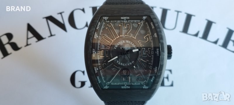 Уникален Franck Muller Vanguard Black Carbon V45 механичен клас 6А+, снимка 1